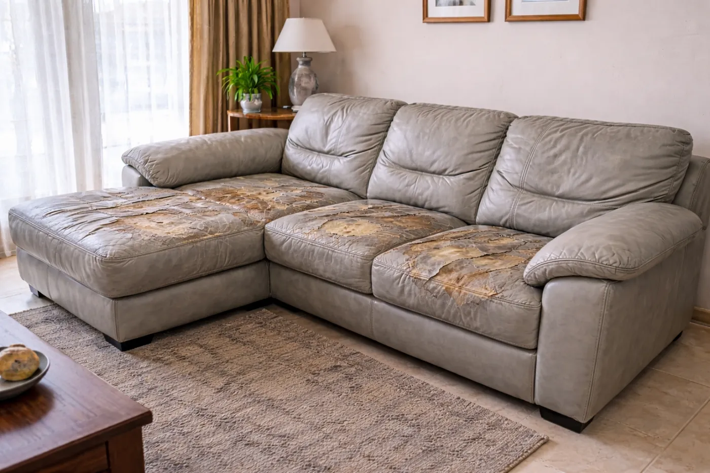 sofa repair before in Dwarka
